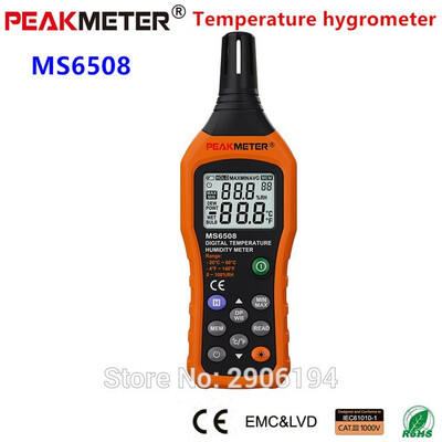

MASTECH MS6508 Industrial Grade Digital Temperature Humidity Meter Thermo-hygrometer estacion meteorologica digital