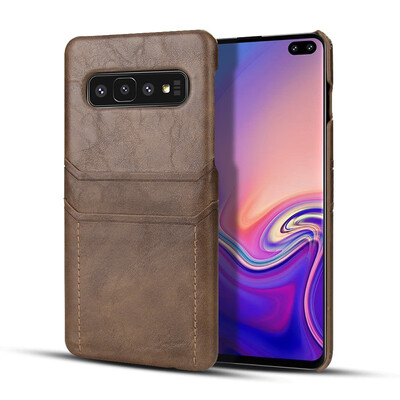 PU Leather Phone Case for Samsung Galaxy S10 S10 Lite S10 Plus Back Cover PU Leather Protective Shell