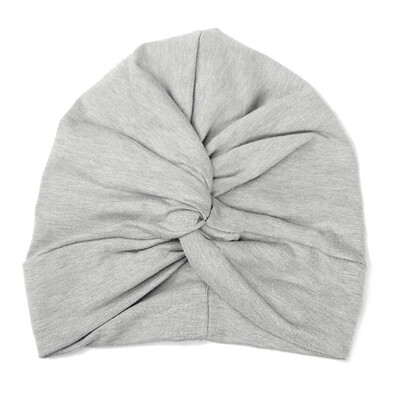 

12 Colors Kids Girls Baby Toddler Turban Knotted Bow Hat Cap Headband Hair Band Head wear