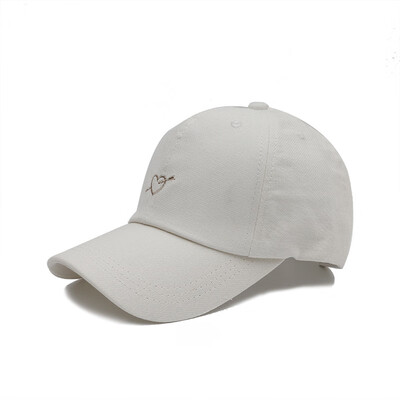 

Hat lady Korean version of summer sunshade cap simple embroidered baseball cap outdoor leisure sports 100 duck tongue cap tide