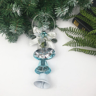 

Toponeto Bowknot Jingle Bell Rings Pendant for Christmas Tree And Door Hanging Decor