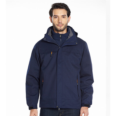 

Toponeto Mens New Outdoor Mountaineering Clothing Two-piece Three-in-one Warm Coat