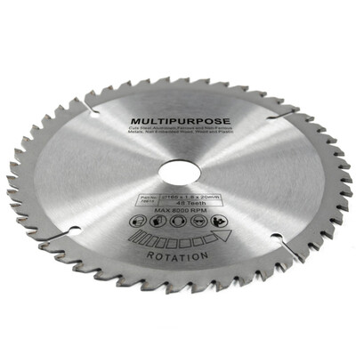 

48T Solid Carbide Circular Saw Blade Round Universal TCT Multifunctional Cutting Machine Blade