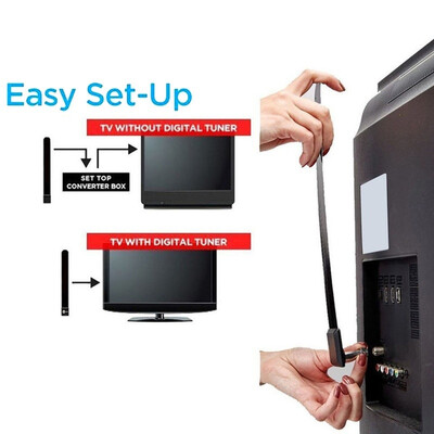 

2020 Indoor Digital TV Antenna Aerial Signal Ultra-thin HDTV HD Antenna