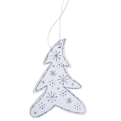 

Toponeto Snowflake Wood Embellishments Rustic Christmas Tree Hanging Ornament Decor A