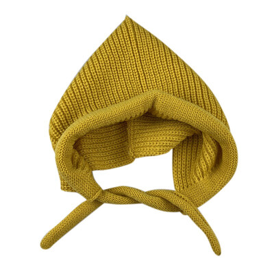 

Newborn Baby Hat Boys Girls Cute Autumn Winter Warm Kids Baby Solid Print Hats Knitting Wool Hemming Caps Sweet Protection