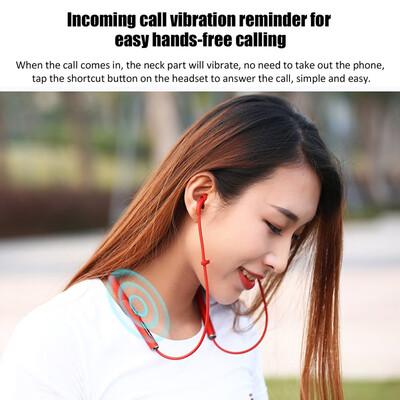 

Air Conduction Wireless Headset Bluetooth 50 Sport Earphone Built-in Mic Radiation Resistant TPE Skin-friendly Material Suitable