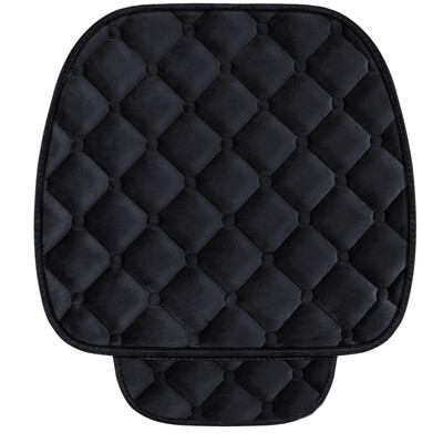 

New Winter Velvet Non-slip Warm Car Seat Cushion Cover Warm Soft Pad Front Row