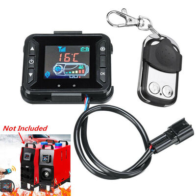 

12V Truck Car Diesel Air Heater LCD Monitor Switch Panel Kit With Remote Control