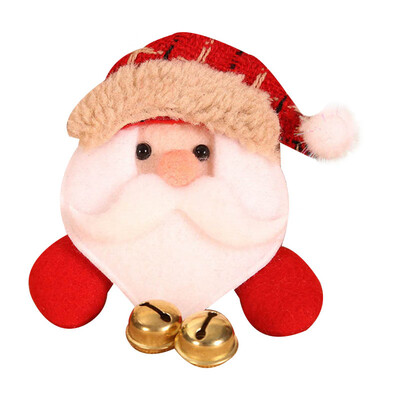 

Christmas Decorative Items Hanging Bell Brooch Luminous Badge Bears The Elderly Snowman Children Present