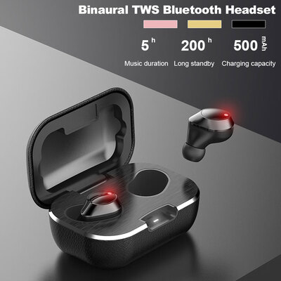 

Willstar N70 binaural TWS Bluetooth headset black yellow gold