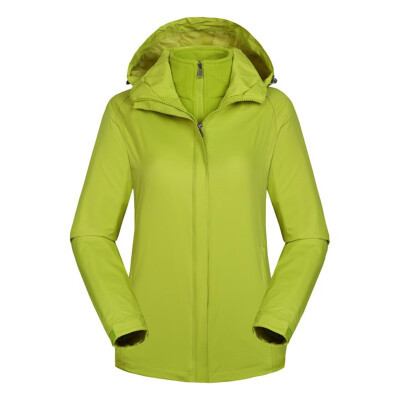 

Tailored Women Waterproof Hoodie Detachable Breathable Sport Two-piece Set Outdoor Coat