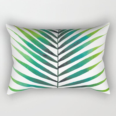

Tropical Palm Leaves Printing Sofa Pillowcase Rectangle Cushion Cover Home Decor