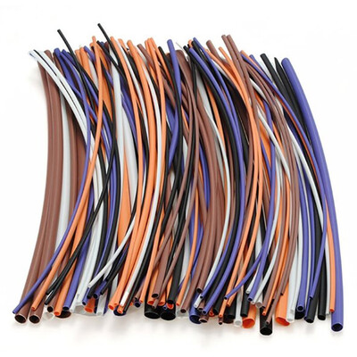 

〖Follure〗100Pcs Heat Shrink Tubing Tube Assortment Wire Cable Insulation Sleeving Kit