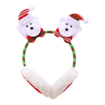 

Cute Santa Claus Ears Party Kids Headbands Boys Girl Adult Santa Claus Hairband birthday supplies Party Accessories