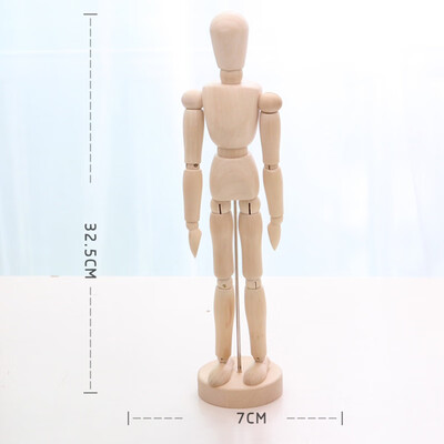 

Flexible Wooden Manikin Jointed Doll Model Painting Artist Drawing Sketch Mannequin Home Figurines Miniatures Decor Desktop Toy