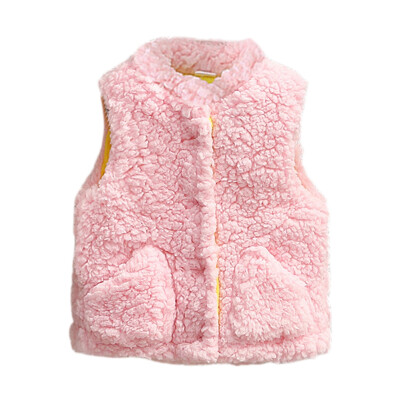 

1-7T Kids Vest Coat Children Baby Girls Clothes Winter Baby Boys Warm Sleeveless Outerwear Outfits