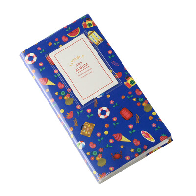 

Standard 3in Centerfold Photo Album PVC 84 Pockets Albums Photos Storage Case Memory Souvenir