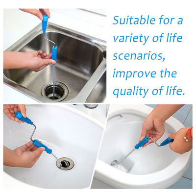 

〖Follure〗Home Kitchen Bathroom Sink Hair Cleaning Hooks Style Floor Drain Sewer Dredge