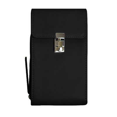 

3 Layers Faux Leather Handbag Phone Wallet Crossbody Purse Bank Card Holder