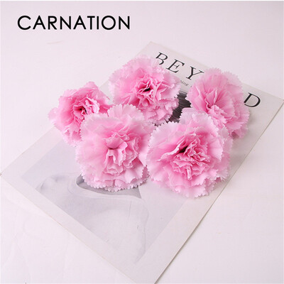 

Toponeto Artificial Fake Carnations Silk Flower Bridal Hydrangea Home Mothers Day 6pcs