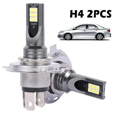

2PCS H4 LED 6000K-7000K Auto Car Headlights Kit Driving Bulbs Lamps