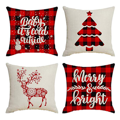 

Tailored 4Pcs Home Decor Cushion Cover Graffi Style Throw Pillowcase Pillow Covers