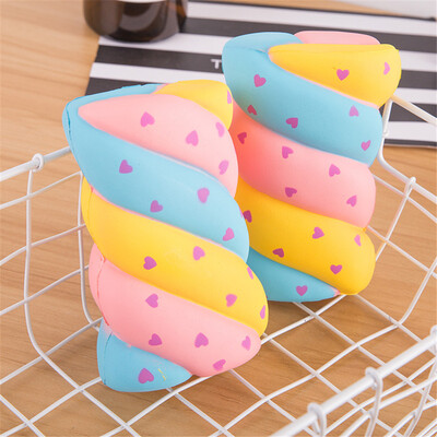 

YIWULA Cute Spun Slow Rising Scented Squeeze Stress Relief Cotton Candy Shape Toy