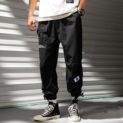 

Tailored Mens Casual Fashion Hallen Loose Pure Color Outdoors Sports Overalls Long Pants