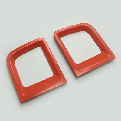 

2pcsset Front Lower Bumper Grille Bezels ABS Fog Light Cover For JEEP Renegade