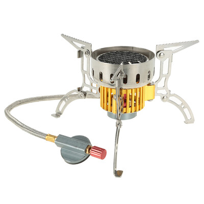 

Outdoor Infrared Camping Stove Ultralight Portable Furnace Collapsible Windproof Gas Stove Mini Burner for Cookout Picnic Hiking B