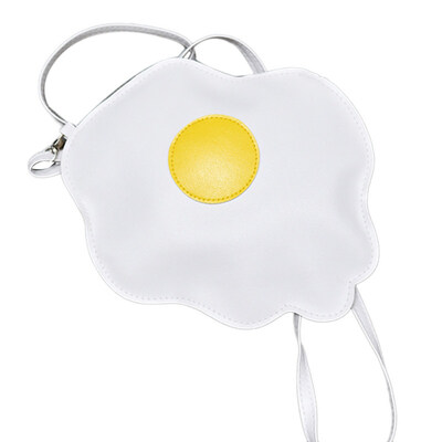 

Travel Dating Creative Fried Egg Womens Faux Leather Crossbody Shoulder Bag