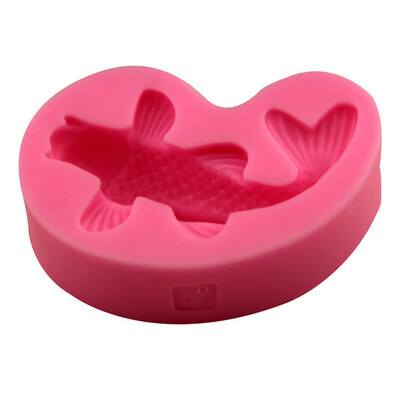 

DIY Goldfish 3D Mold Baking Tool Fondant Chocolate Sugar Craft Silicone Mould