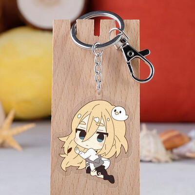 

New Japan Anime Angels of Death Ray Keychain Satsuriku no Tenshi Character Pendants Zack Isaac Foster Acrylic Keyring Gift 1pcs