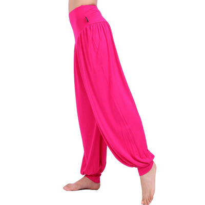 

Pleated Loose Yo-ga Leggings for women New Bloomers Dance TaiChi Full Length Hip Hop Pants Streetwear Modal Pants Fitness Pants