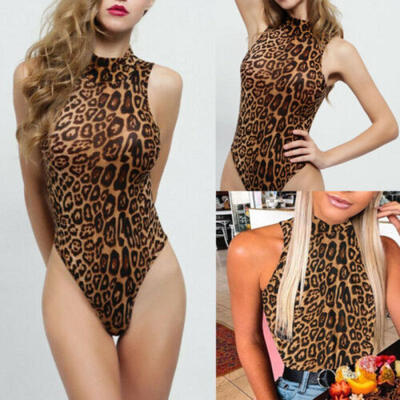 

Sexy Lingerie Sleepwear Womens Underwear Babydoll Leopard Print Nightwear