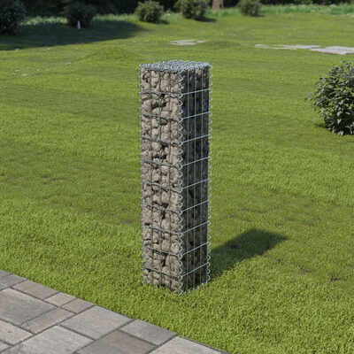 

Gabion Wall with Covers Galvanized Steel 787"x787"x394"