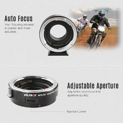 

Viltrox EF-M1 Lens Adapter Ring Mount AF Auto Focus Aperture Control VR Stabilization for Canon EFEF- Lens to M43 Micro Four Th
