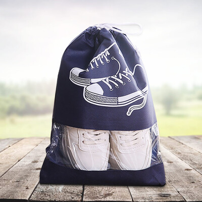 

Gobestart Travel Shoes Storage Bag Household Drawstring Waterproof And Dustproof
