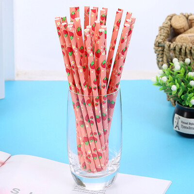 

Toponeto Paper Drink Gold Striped Straws Biodegradable Baby Shower Birthday Party 25Pcs