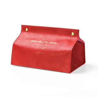 

Leather Tissue Box Paper Box Organizer Living Room Household Paper Towel Paper Bag Car Paper Box Bathroom Kitchen Accessories