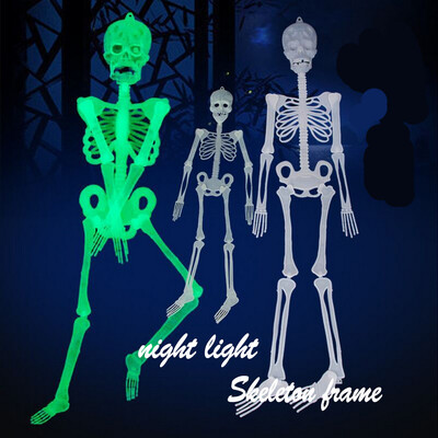 

〖Follure〗30cm Luminous Skull Skeleton Body Scary Halloween Toy Haunted House Tricky Prop
