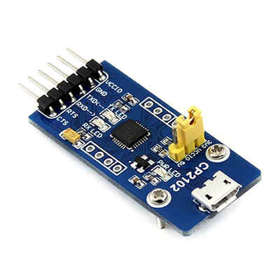

CP2102 USB to UART Board Micro SP0503 USB to TTL Serial Communication Module Kit for MacLinuxAndroidWindows