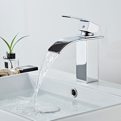 

Waterfall Basin Taps Kitchen Bathroom Necessary