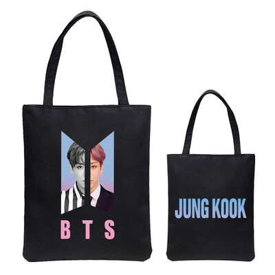 

Kpop BTS Bangtan Boys Avatar Print Canvas Bag Shoulder Bag Hot Gift for ARMY