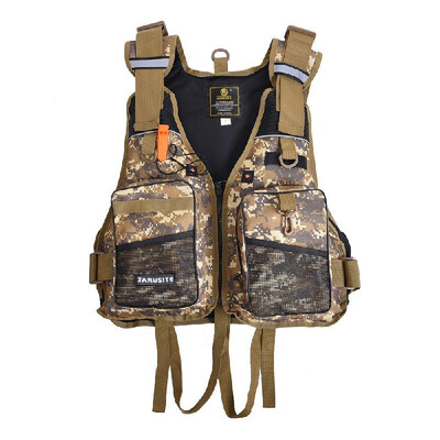 

Professional Flotation Adult Safety Life Jacket Survival Vest Swimming Kayaking Boating Drifting with Emergency Whistle