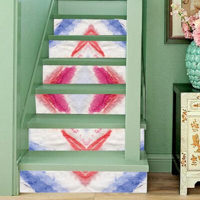 

Toponeto 3D Stair Stickers Exquisite Fashional Landscape Pattern 6 pcs