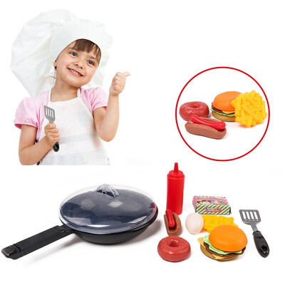 

YIWULAChildrens Mini Kitchen Play House Puzzle Toy Birthday Present Educational Toy
