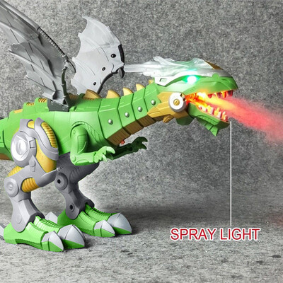 

〖Follure〗Walking Dragon Toy Fire Breathing Water Spray Dinosaur Christmas Gift