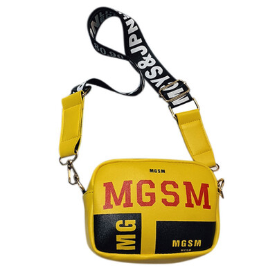 

Children Letter Print Cross-body Handbag Fashion Boys Girls Kids PU Shoulder Messenger Bag